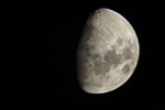 Luna con telescopio